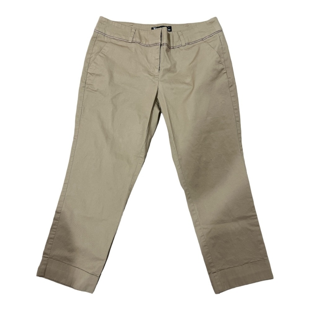 New York and Company beige capri size 6‎